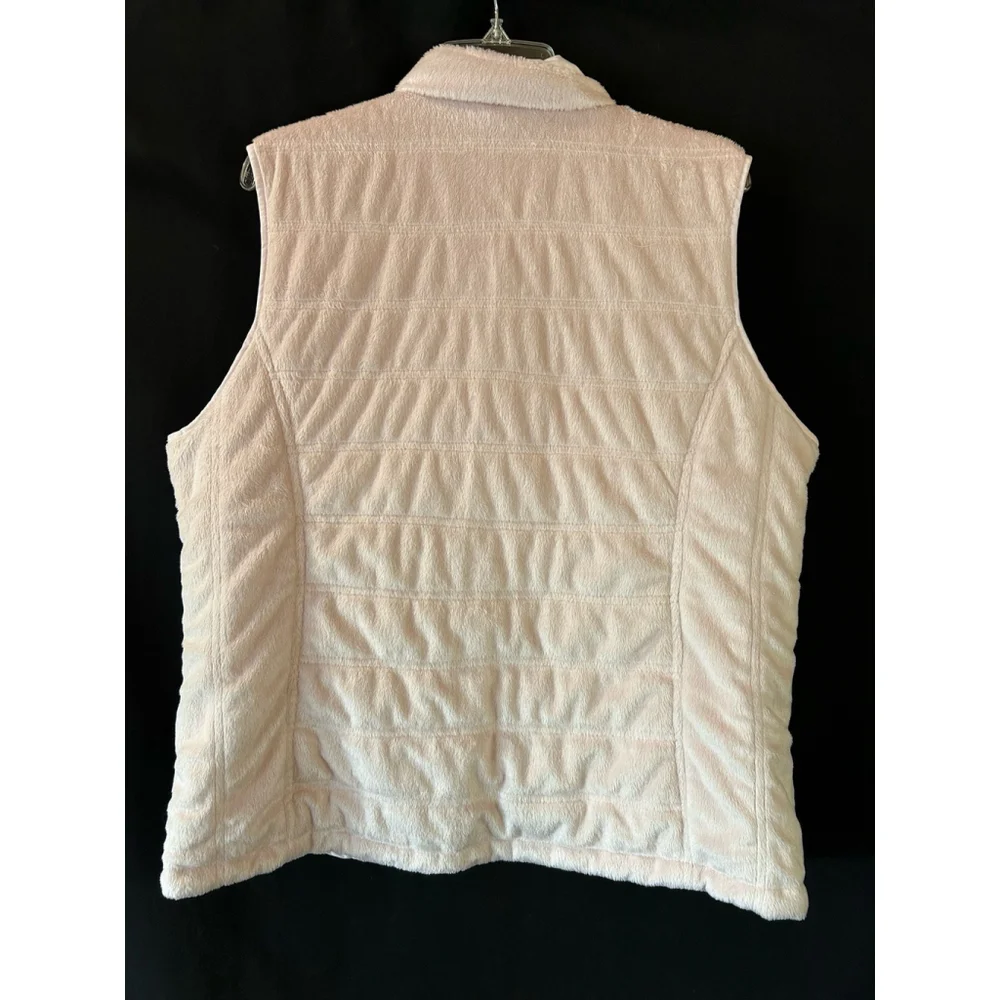 Women's Izod Performx Reversible Two in One Vest Pale Pink XL Style 8738 Winter - Picture 9 of 10